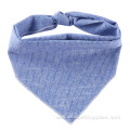 Eco-friendly custom cotton striped fashionable pet bandana